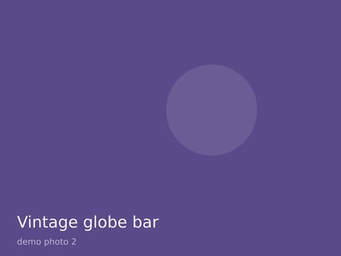 Vintage globe bar, photo 2