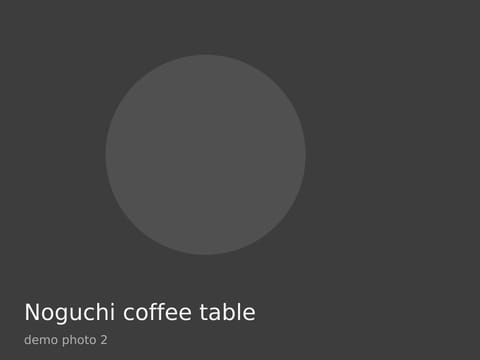Noguchi coffee table, photo 2