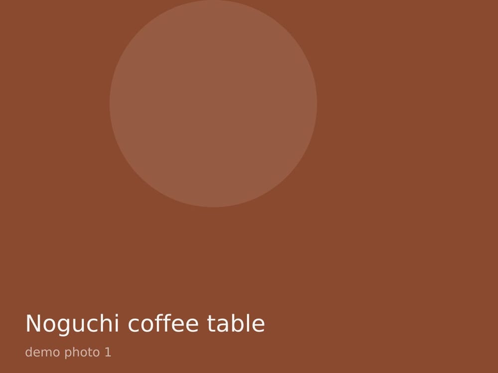 Noguchi coffee table