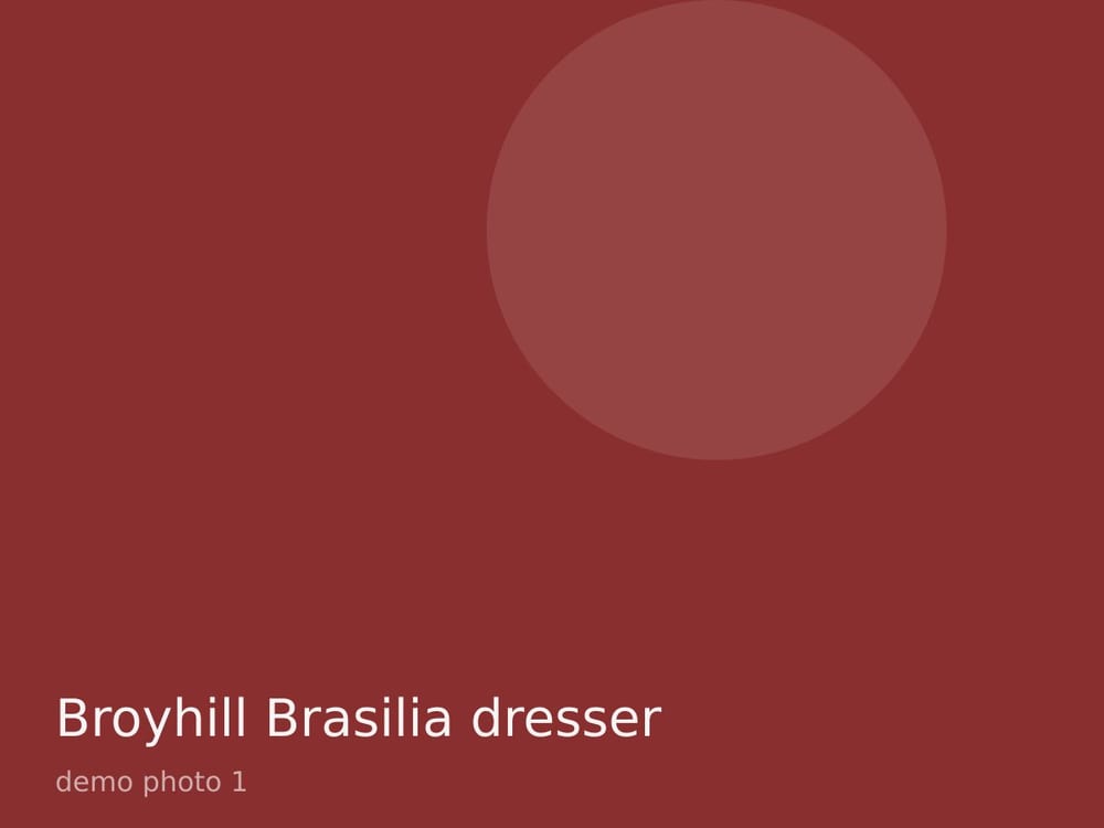 Broyhill Brasilia dresser