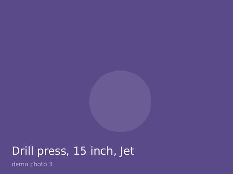 Drill press, 15 inch, Jet, photo 3