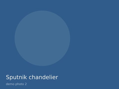 Sputnik chandelier, photo 2