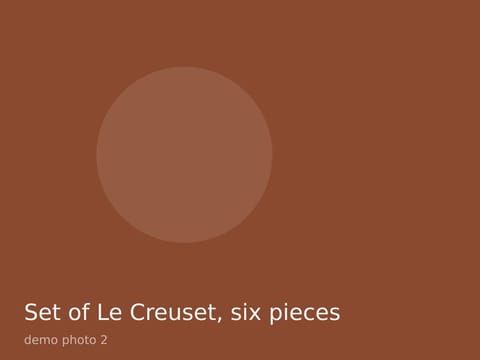 Set of Le Creuset, six pieces, photo 2