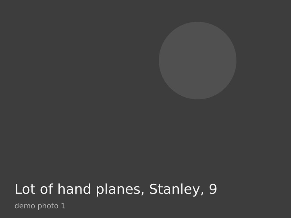 Lot of hand planes, Stanley, 9