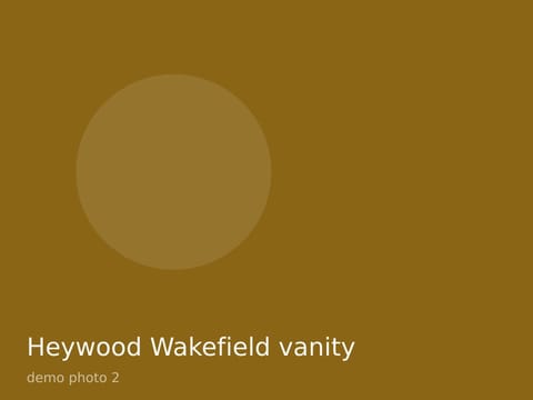 Heywood Wakefield vanity, photo 2