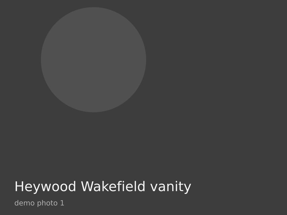 Heywood Wakefield vanity