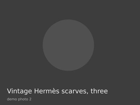 Vintage Hermès scarves, three, photo 2