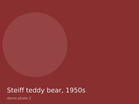 Steiff teddy bear, 1950s, photo 2