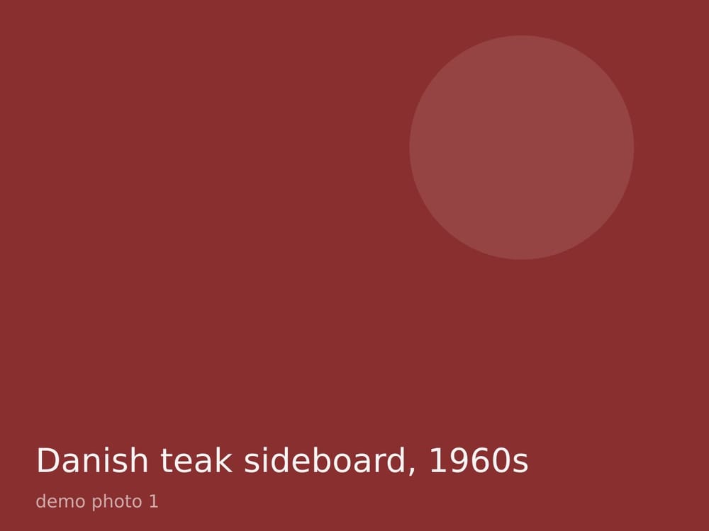 Danish teak sideboard, 1960s