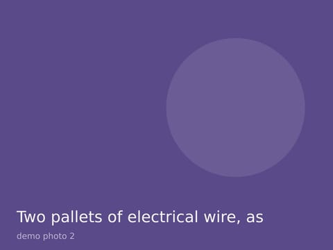 Two pallets of electrical wire, assorted, photo 2