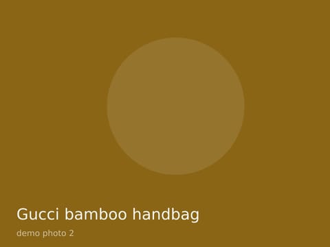 Gucci bamboo handbag, photo 2