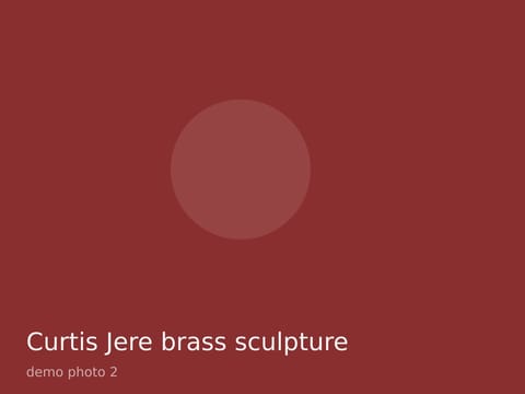 Curtis Jere brass sculpture, photo 2