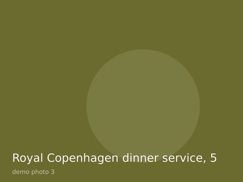 Royal Copenhagen dinner service, 52 pieces, photo 3