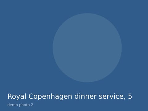 Royal Copenhagen dinner service, 52 pieces, photo 2
