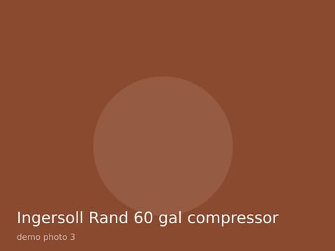 Ingersoll Rand 60 gal compressor, photo 3