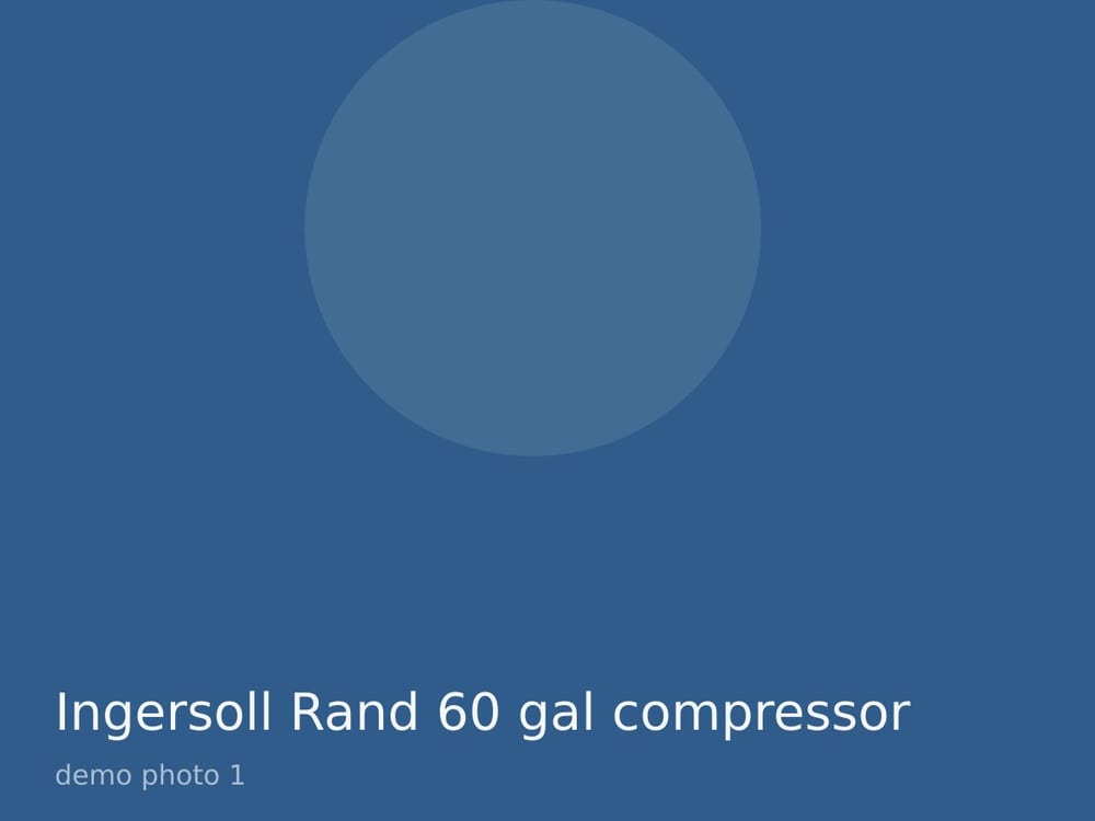 Ingersoll Rand 60 gal compressor