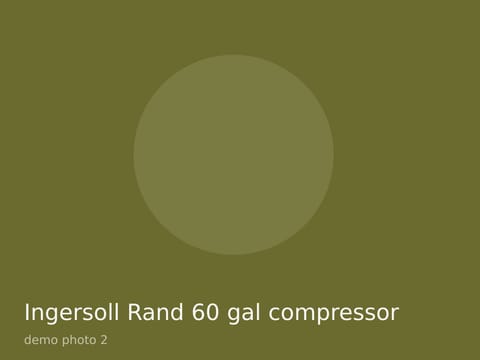 Ingersoll Rand 60 gal compressor, photo 2