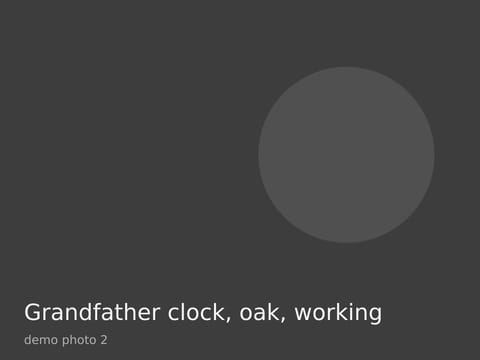 Grandfather clock, oak, working, photo 2