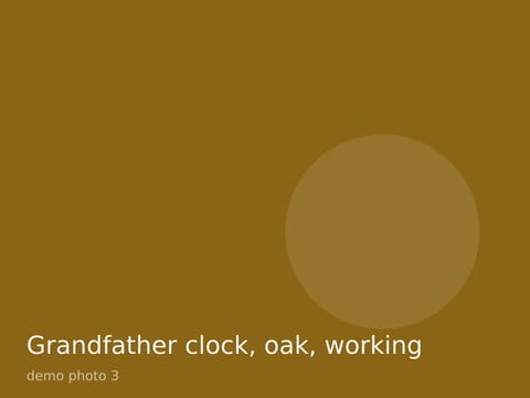 Grandfather clock, oak, working, photo 3