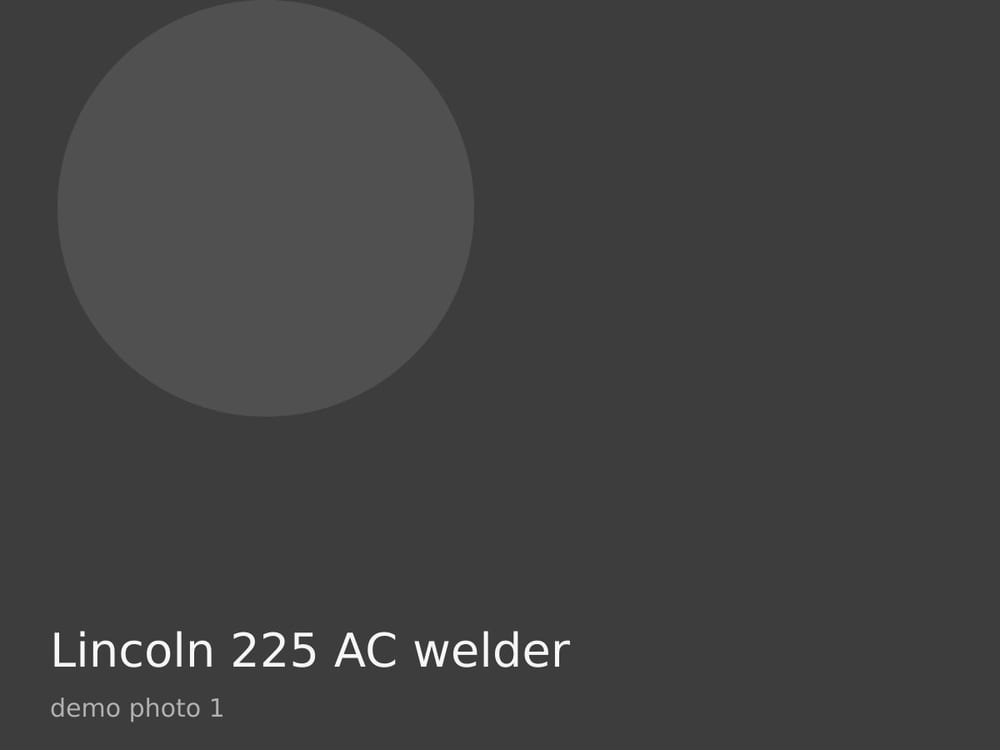 Lincoln 225 AC welder