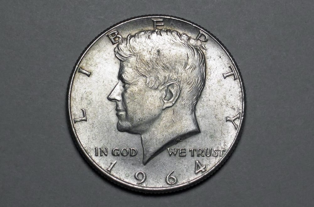 1964 Kennedy half dollar