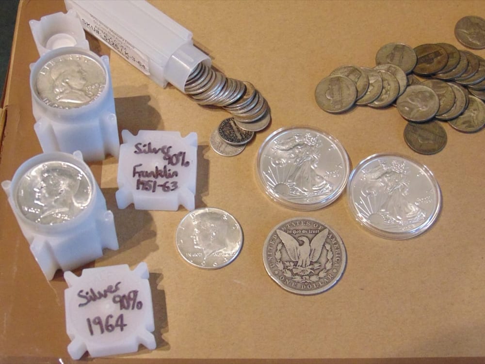 Mixed lot of 90% silver United States coinage
